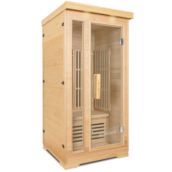 Regen8 Solo V2 1 Person 1410W Infrared Sauna Saunas