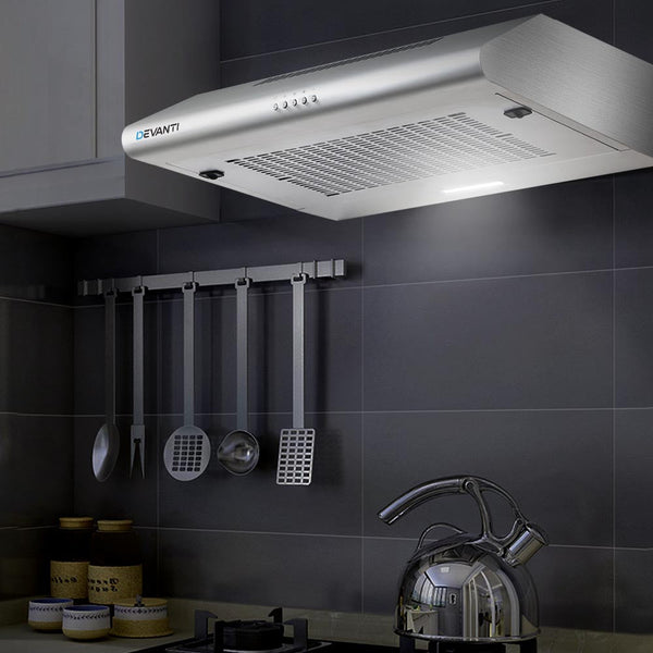 Devanti 600Mm Range Hood 60Cm Rangehood Stainless Steel Rangehoods