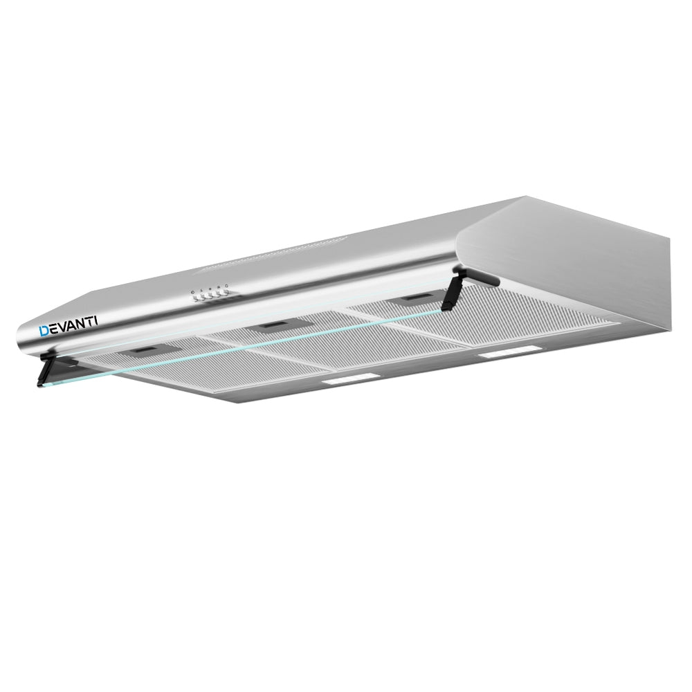 Devanti 900Mm Range Hood 90Cm Rangehood Stainless Steel Rangehoods