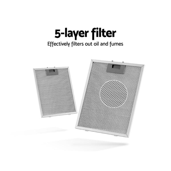 Devanti 900Mm Range Hood 90Cm Rangehood Stainless Steel Rangehoods