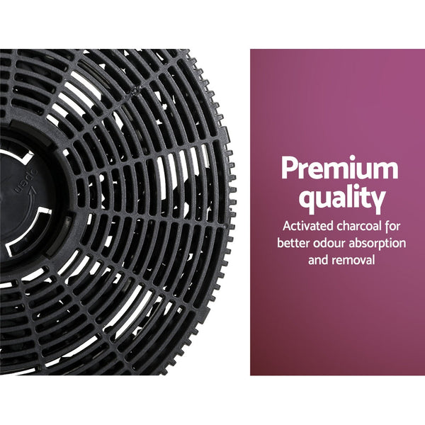 Devanti 16Cm Range Hood Carbon Charcoal Filters Replacement X2 Rangehoods