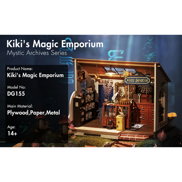 Robotime Diy Miniature Dollhouse Mystic Archives Series Diorama Craft Kit Dg155 157 Puzzles