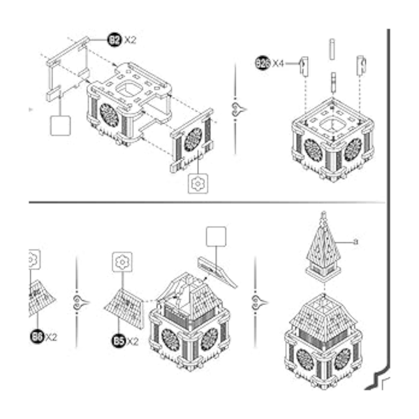 Robotime Rokr 3D Wooden Puzzle Diy Big Ben Toys With Led Light For Teens Xmas Gifts Tg507 Puzzles