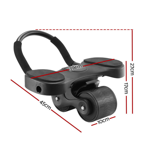 Everfit Ab Roller Automatic Rebound Abdominal Exercise Wheel Fitness Equipment Abdominal Machines