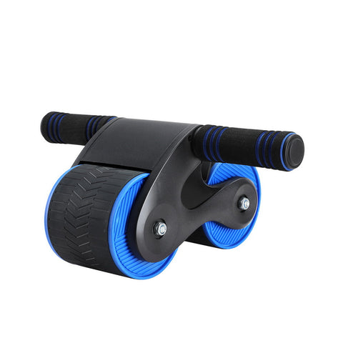 Everfit Ab Roller Automatic Rebound Abdominal Wheel Fitness Equipment Blue Abdominal Machines