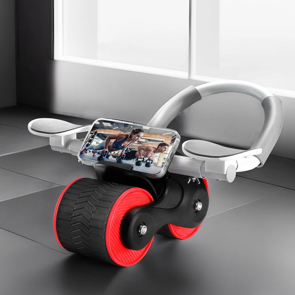 Everfit Ab Roller Automatic Rebound Abdominal Wheel With Knee Pad Home Gym Sport Abdominal Machines