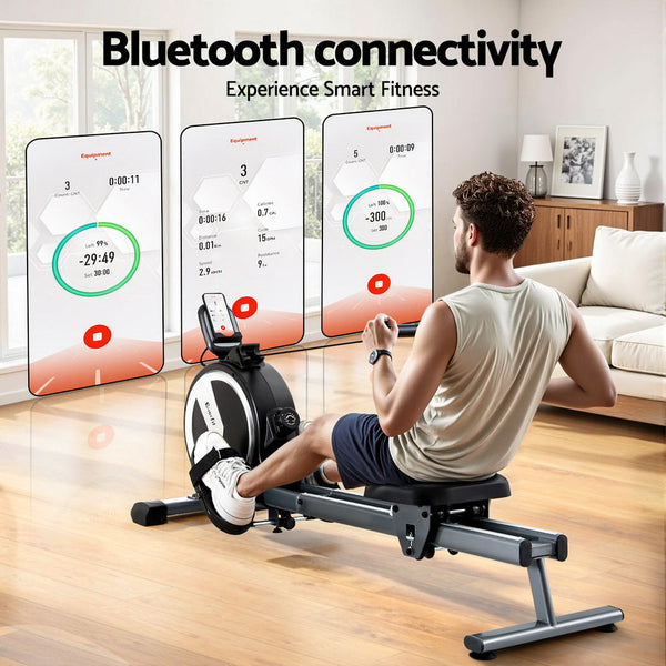 Everfit Magnetic Rowing Machine For Home With App Connect Sports And Fitness Equipment Rowing Machines