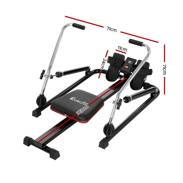 Everfit Rowing Machine Hydraulic Cardio Equipment For Home Gym Fitness


Everfit Rowing Machines
