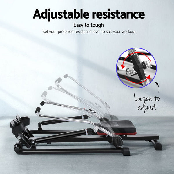 Everfit Rowing Machine Hydraulic Cardio Equipment For Home Gym Fitness


Everfit Rowing Machines