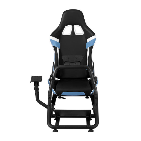Artiss Racing Simulator pit Steering Wheel Gaming Chair Blue Other Video Game Accessories