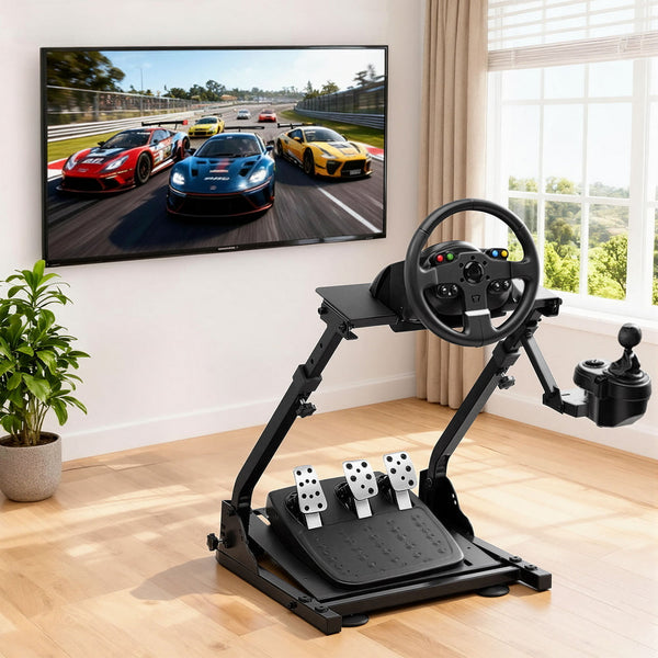 Artiss Racing Simulator Stand Foldable Wheel For Logitech G29 Other Video Game Accessories