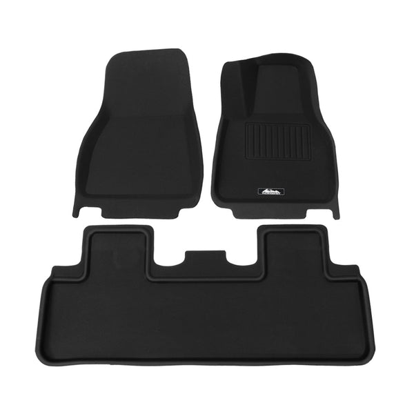 Weisshorn Tesla Model Y Rubber Mats Carpets Front Rear Set Rhd 21 24 Floor Mats Carpets