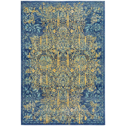 Rug Culture Radiance 411 Royal Blue By Rectangle Rugs