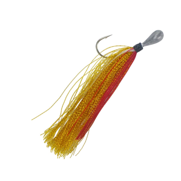 Artizan Flashtail Jigs 30Gm Red Gold Lumo Baits & Lures