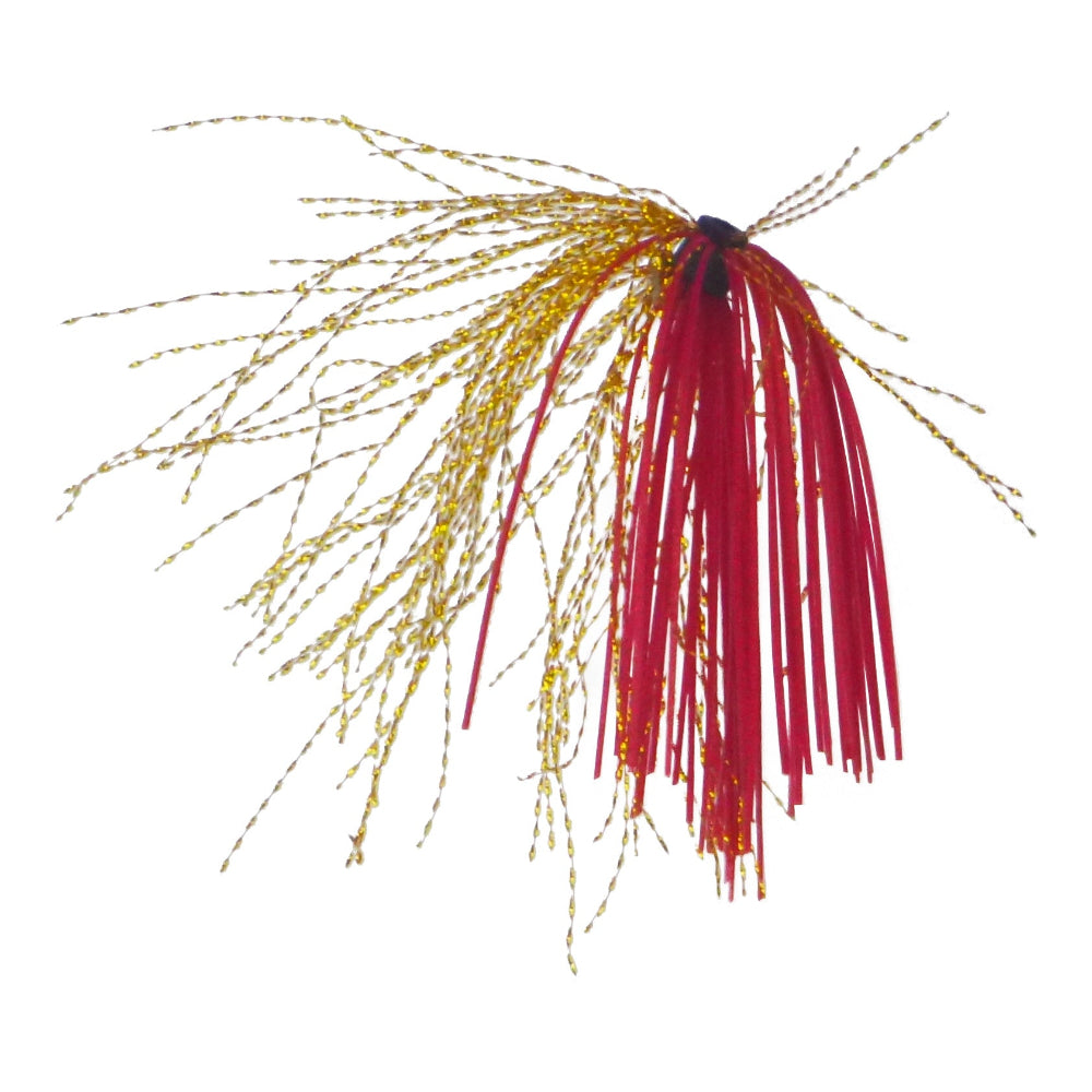 Dekoi Krystal Jigging Skirts Red Neon 3 Pack Baits & Lures