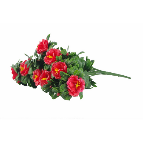Red Rose Bunch Uv 45Cm Floral Décor