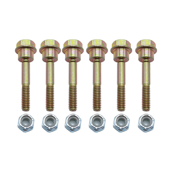 Ipack Of 6 580790401 588077502 Replacement Shear Bolts & Nuts Kit For Husqvarna 539976978 595086601 Stage Snow Blowers/Snow Throwers 570Xp 575Xp 576Xp
