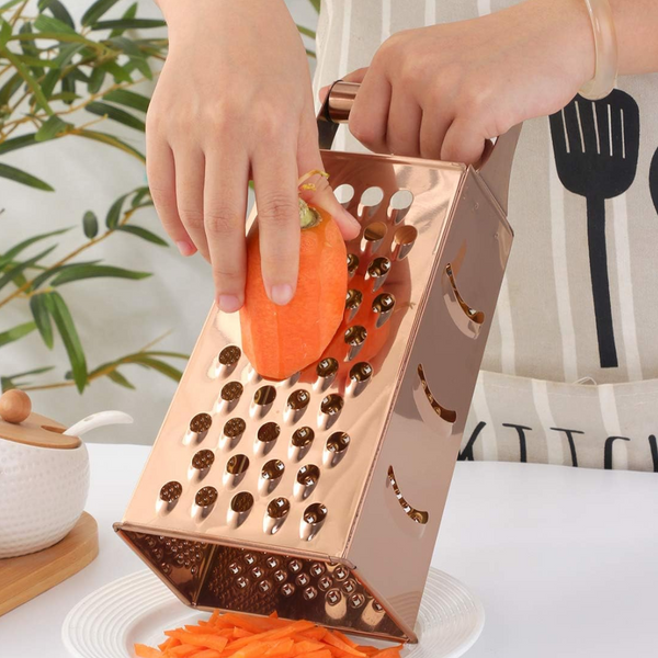 Rose Gold Stainless Steel Multi Slicer For Kitchen Tools And Gadgets Peelers & Slicers