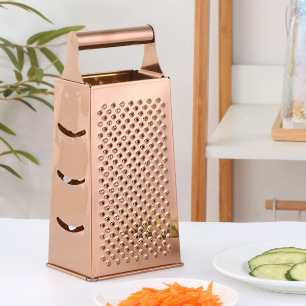 Rose Gold Stainless Steel Multi Slicer For Kitchen Tools And Gadgets Peelers & Slicers