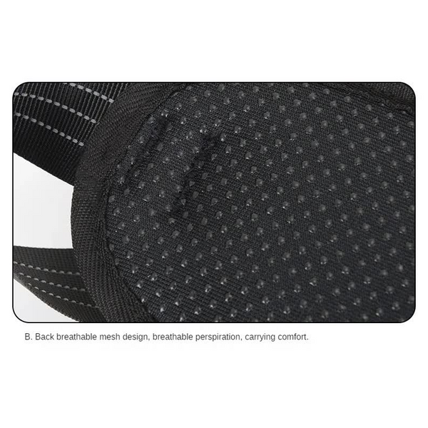 Elosung Rose Red Running Waist Pack With Water Reflective Design And Multiple Storage Pockets For Outdoor Activities Waist Packs & Bags