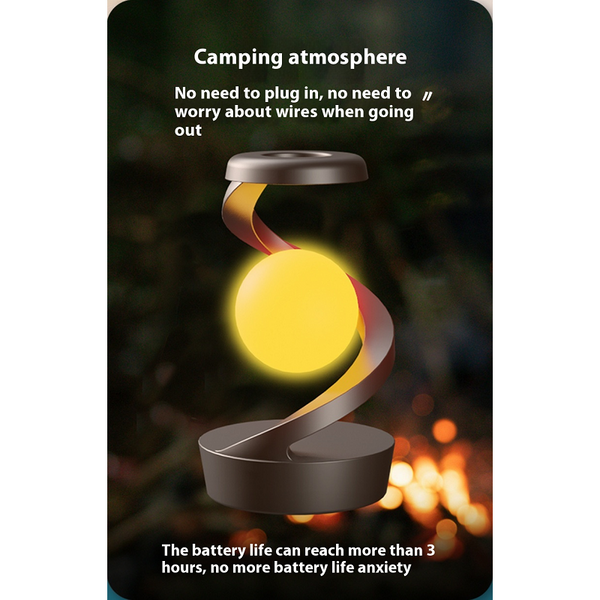 Rotating Moon Desk Lamp With Wireless Charging Sensor Control Table Lamps