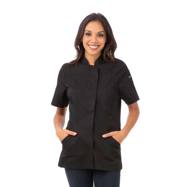 Chef Works Roxby Women's Black Jacket By Chef Coats & Jackets