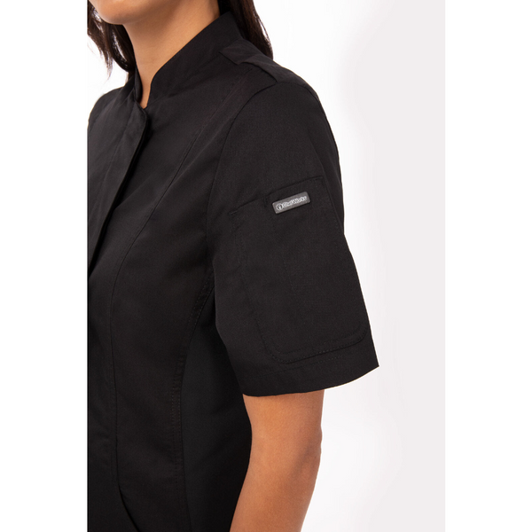 Chef Works Roxby Women's Black Jacket By Chef Coats & Jackets