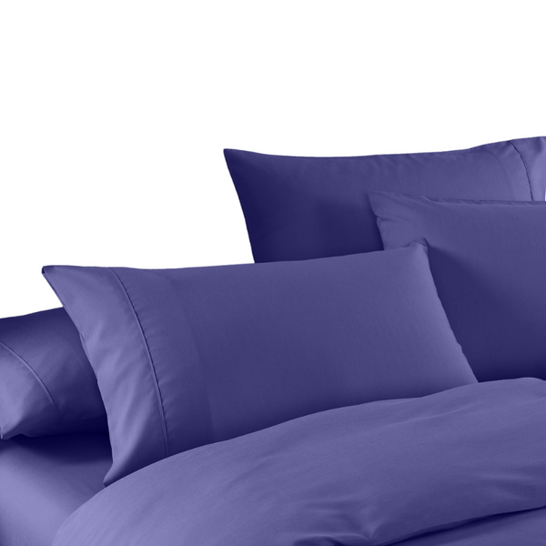 Quilt Covers Royal Comfort 2000Tc Quilt Cover Set Bamboo Cooling Hypoallergenic Breathable King Blue