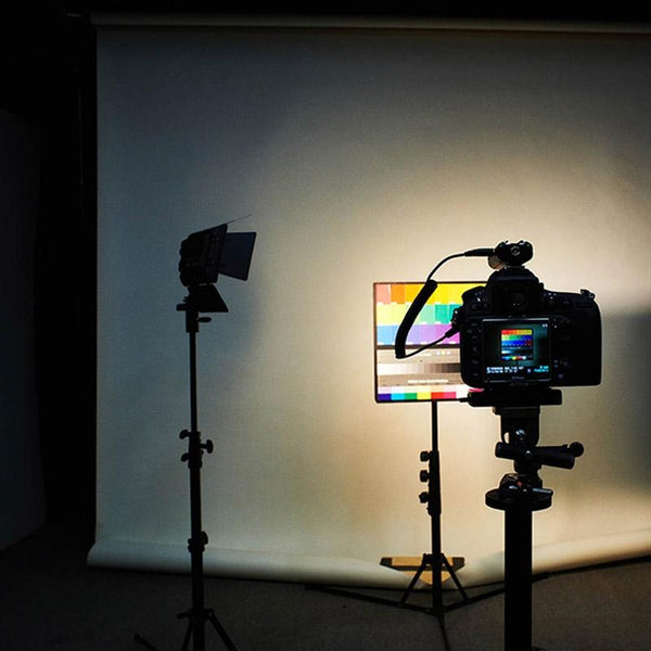 Led Video Light For Cameras With Colour Temperature Control Lighting Units