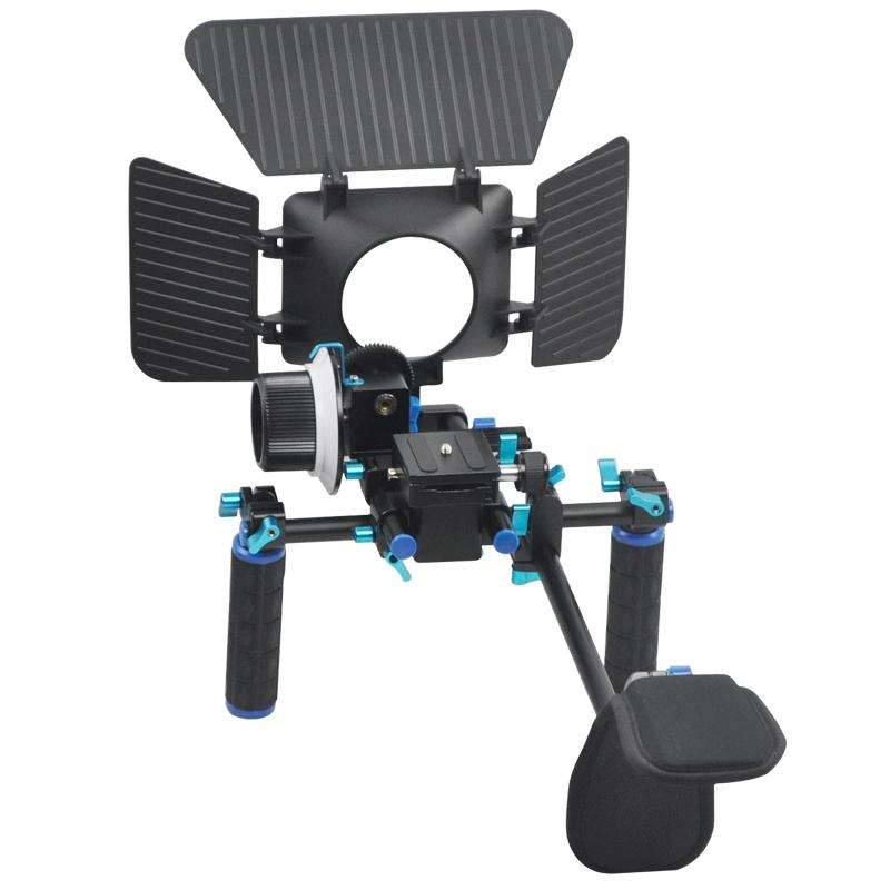 Free Shoulder Mount Kit With Dual Handles For Stable Video Capture Tripod Mount Accessories