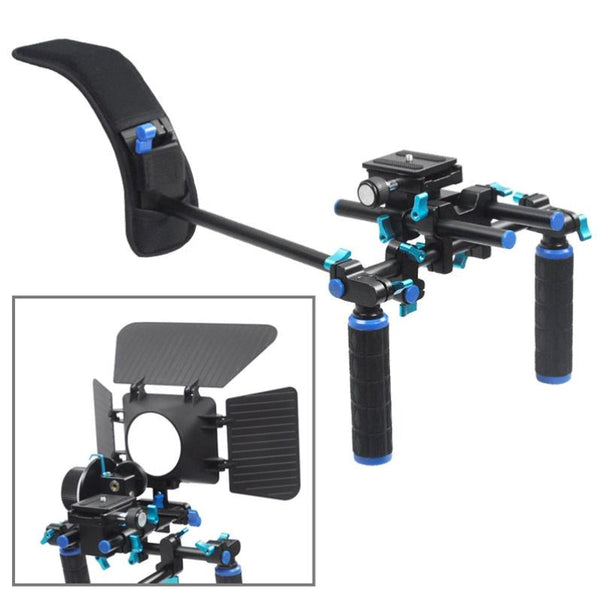 Free Shoulder Mount Kit With Dual Handles For Stable Video Capture Tripod Mount Accessories