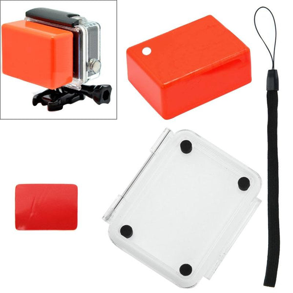 Waterproof Floaty Sponge Case With Adhesive Sticker And Lanyard For Sj Cameras Underwater Cases & Housings