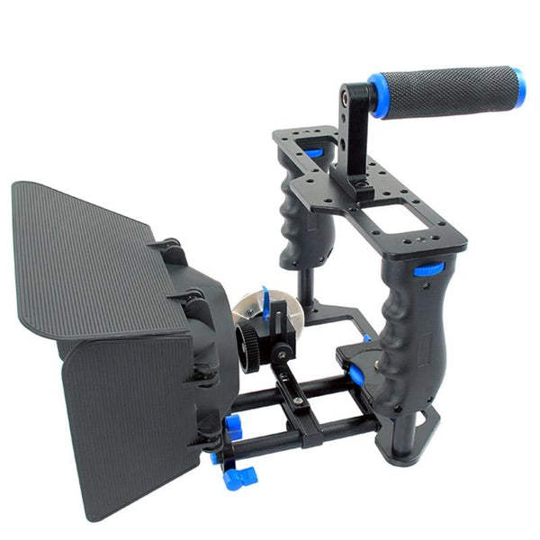 Large Handle Video Camera Cage And Matte Box Kit For Dslr Cameras Camera Cases Bags & Covers