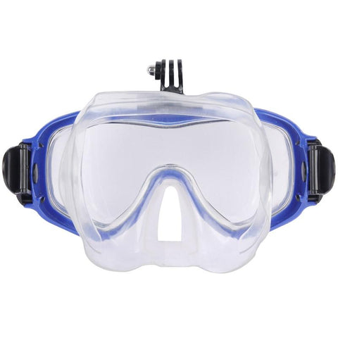 Gopro Compatible Diving Mask For Water Sports With Adjustable Strap And Anti Fog Lens Underwater Cases & Housings