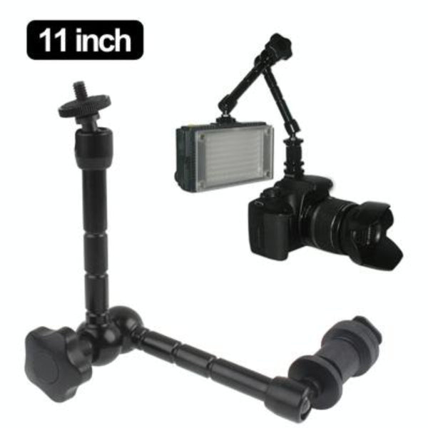 Articulating Magic Arm For Lcd Monitor Camera Lights Adjustable Mount In Black Tripod Mount Accessories