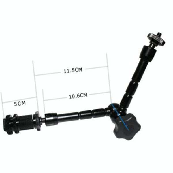 Articulating Magic Arm For Lcd Monitor Camera Lights Adjustable Mount In Black Tripod Mount Accessories
