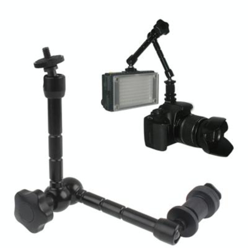 Articulating Magic Arm For Lcd Monitor Camera Lights Adjustable Mount In Black Tripod Mount Accessories