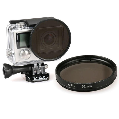 52 Millimetre Round Filter For Gopro Hero 4 3 And Xiaoyi Sport Cameras Filters