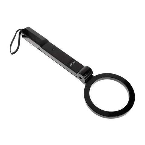 Hand Held Metal Detector Folding Black For Security Applications Metal Detectors