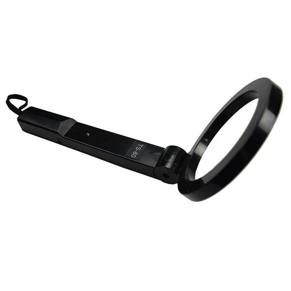 Hand Held Metal Detector Folding Black For Security Applications Metal Detectors