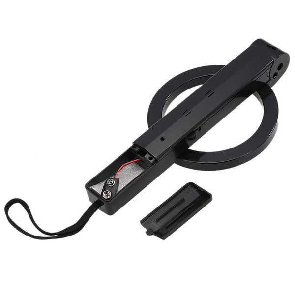 Hand Held Metal Detector Folding Black For Security Applications Metal Detectors