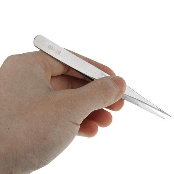 Precision Stainless Steel Tweezers For Industrial Electrical Applications Electronics Tweezers