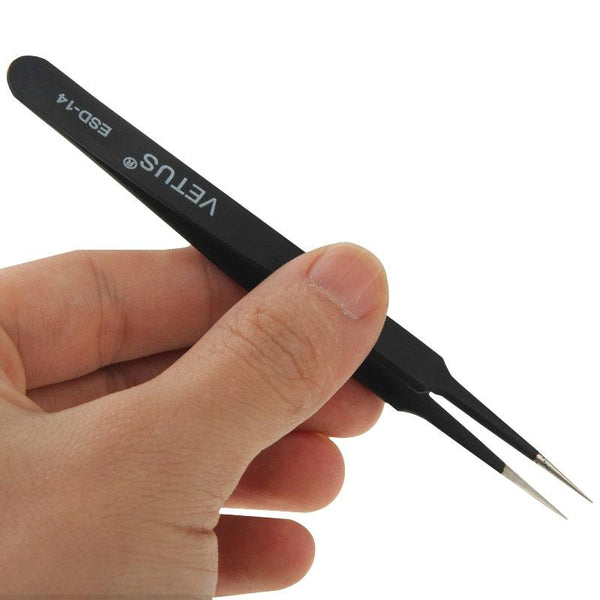 Anti Static Precision Tweezers Esd 14 For Mobile Phone Repairs And Maintenance Mobile Phone Parts