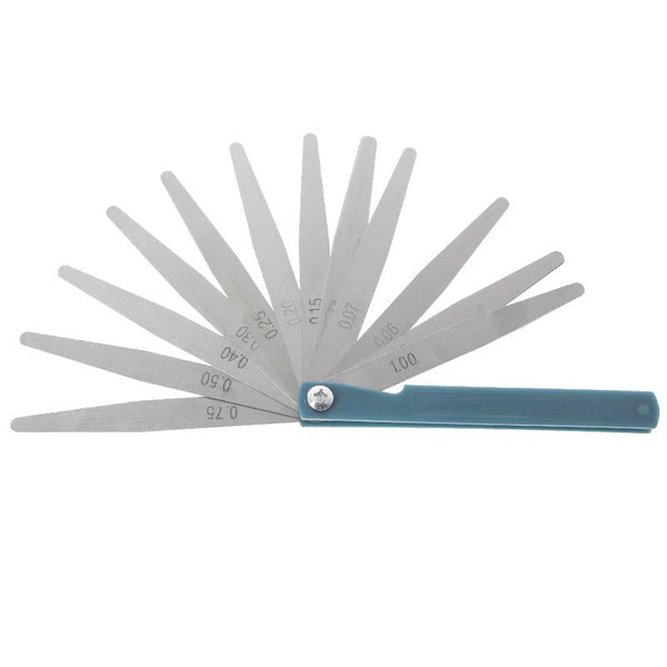 17 Blade Metric Feeler Gauge For Precise Gap Measurement From 0.02 1Mm Measuring Tapes & Rulers