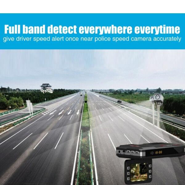 2.0 Lcd Radar Detector Dvr With Laser Locator Technology Logger Hd 720P 30Fps Other Car Video