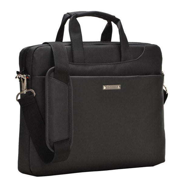 Waterproof Nylon Laptop Bag 15.6 Inch One Shoulder Black Stylish Durable Design Laptop Cases & Bags