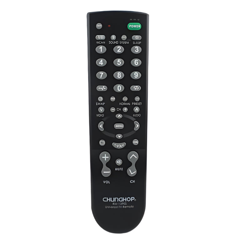 Black Universal Television Remote Control Rm 139Es For Home Entertainment Systems Remote Controls