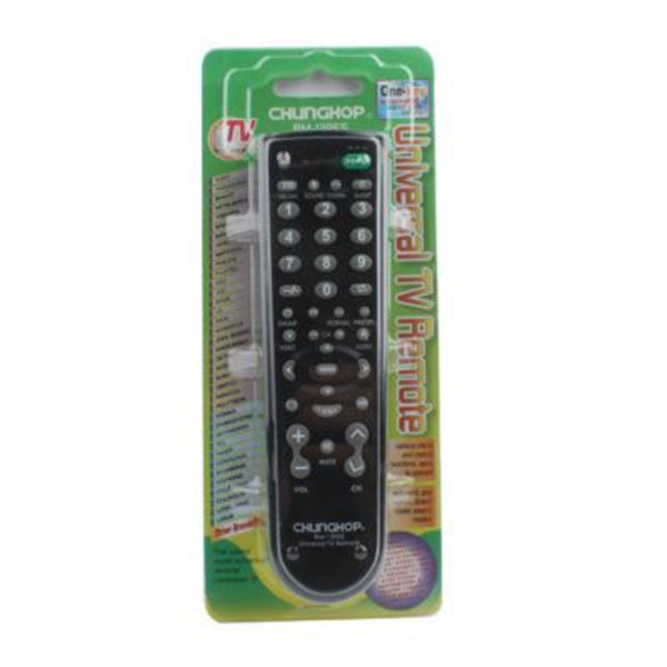 Black Universal Television Remote Control Rm 139Es For Home Entertainment Systems Remote Controls