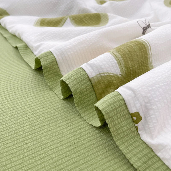 Japan Summer Cotton Quilt Hotel Bed Cooling Thin Quilts Sleep Blanket Blankets