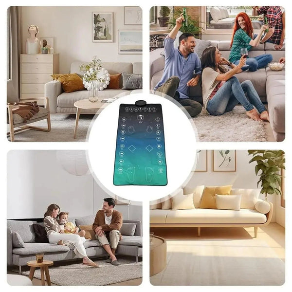 Smart Led Prayer Mat With One Touch Reminder & Sound Function Waterproof Flame Retardant Portable Worship Blanket For Home Door Mats & Floor Mats